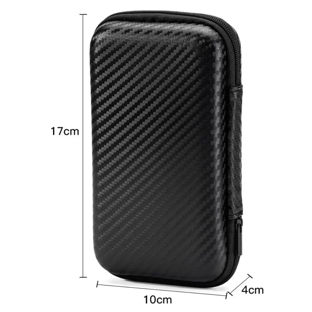 Shockproof Waterproof Headphone Case – EVA Hard Shell Carrying Box with Double Zipper & Dustproof Design