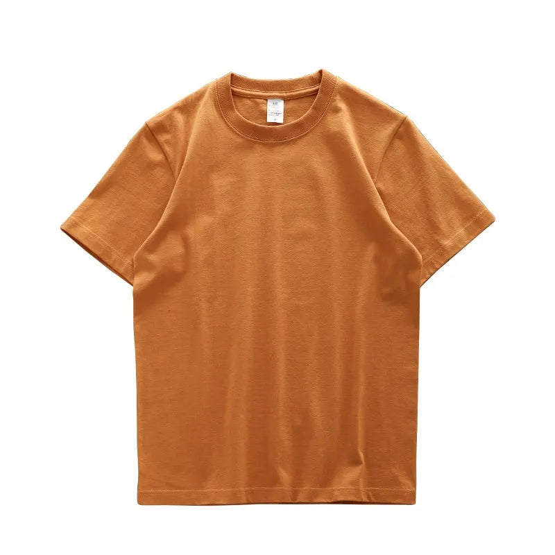 Dukeen Heavyweight Cotton T-Shirt - 280gsm Oversized Short Sleeve Casual Tee for Men Summer Streetwear