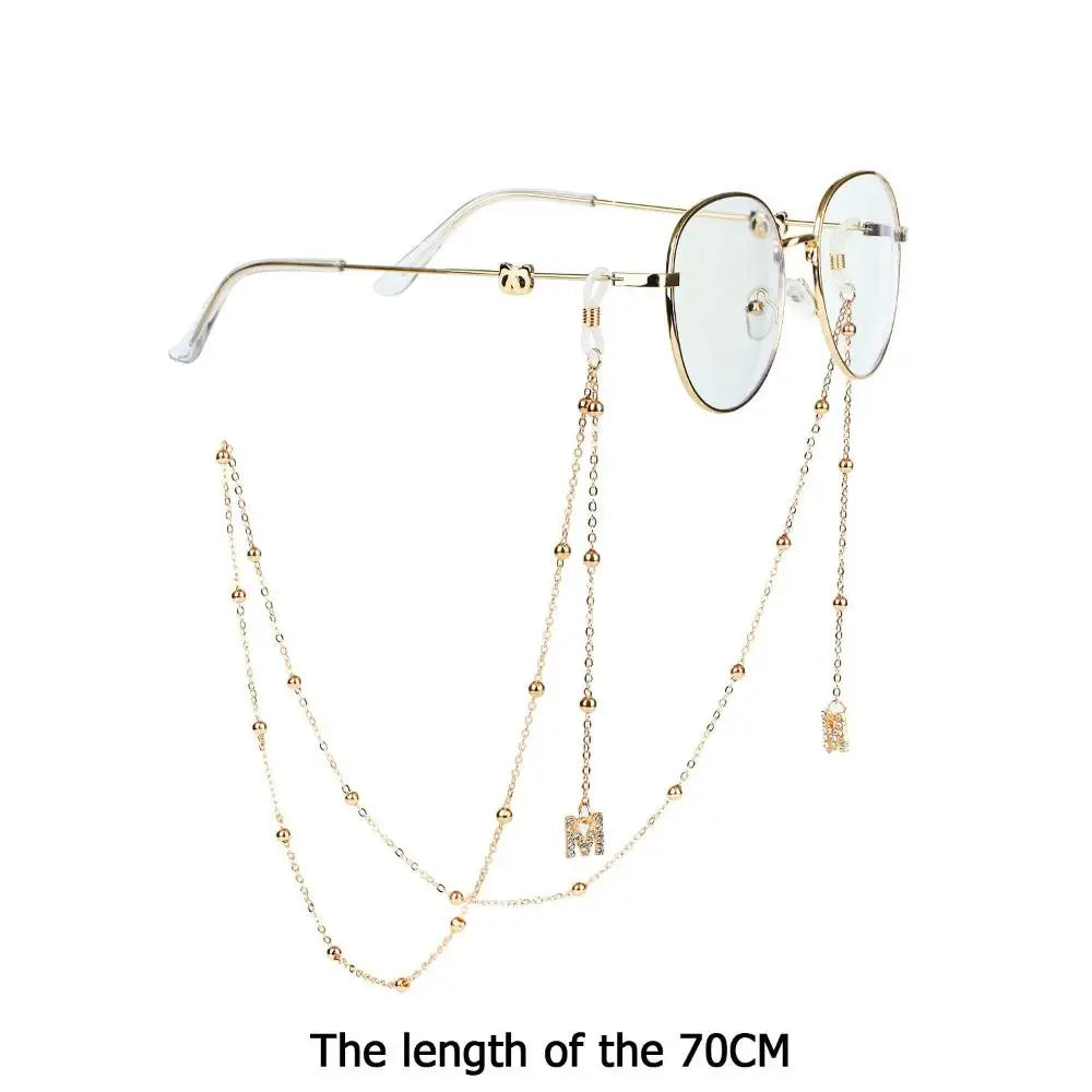 New Fashion Women's Eyeglass Chain - Hollow Star & Pearl Beaded Lanyard for Sunglasses & Reading Glasses, Neck Strap Holder