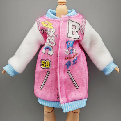 Handmade Doll Dresses & Shoes – Outfit for 28cm High School Dolls with Big Eyes & Long Eyelashes, Perfect Birthday Gift