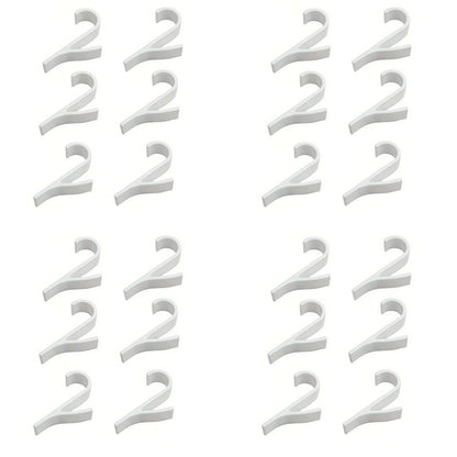2-6PCS Heated Towel Radiator Hooks — Multi-Purpose Coat, Scarf & Clothes Hangers for Bathroom
