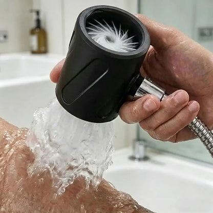 High-Pressure Shower Head - Spiral Massage Sprayer for Pets, Foot Wash & Bathroom