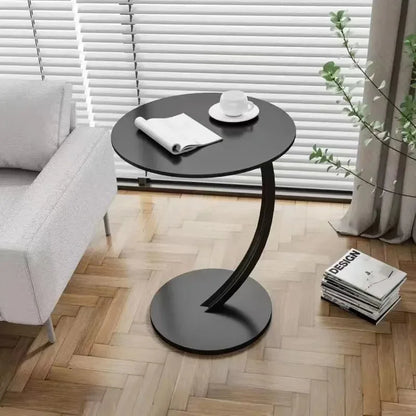Modern Small Side Table - Compact Bedside Nightstand & Coffee Table for Bedroom, Living Room, Sofa & Balcony