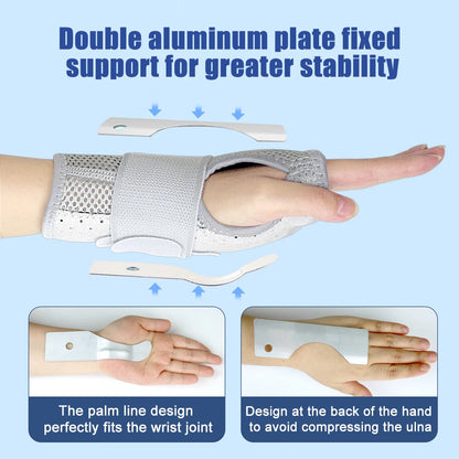 Adjustable Carpal Tunnel Wrist Brace | Wrist Support Compression Wrap for Arthritis & Tendinitis Pain Relief