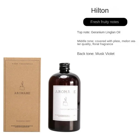 1000ml Burj Al Arab Reed Diffuser Oil - Long-Lasting Aromatherapy Fragrance for Home, Hilton & Shangri-La Hotels