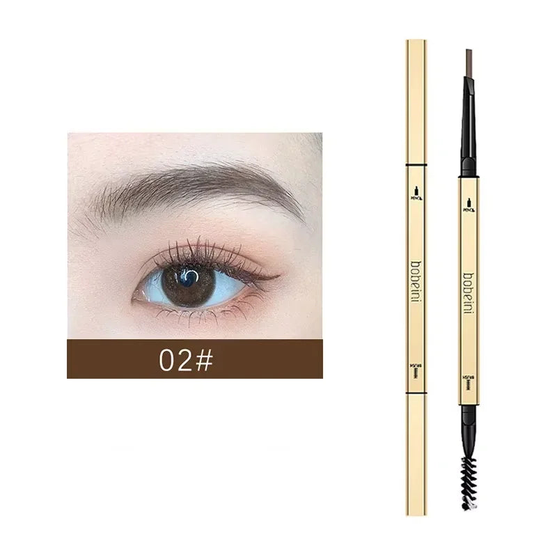Waterproof Double-Headed Eyebrow Pencil — Fine Tip, Durable & Long-Lasting, Perfect for Beginners