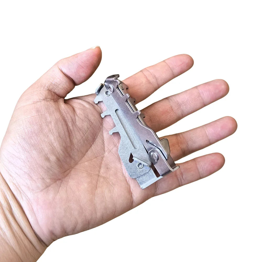 Outdoor Gas Cylinder Holder - Foldable Camping Stove Burner Tripod & Portable Gas Bottle Stand