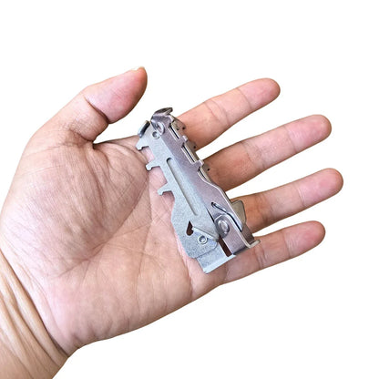 Outdoor Gas Cylinder Holder - Foldable Camping Stove Burner Tripod & Portable Gas Bottle Stand