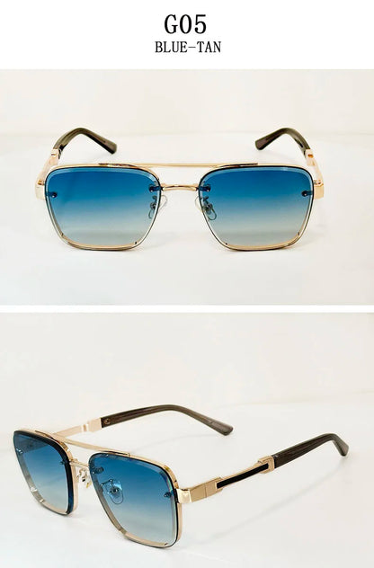 Luxury Square Sunglasses — Vintage Unisex Fashion Shades with UV Protection for Men & Women