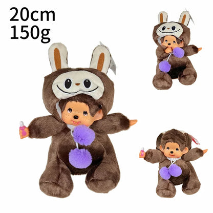 Disney 20cm Kawaii Plush Toy – Stitch Mickey Totoro Stellalou Linabell Stuffed Doll Gift