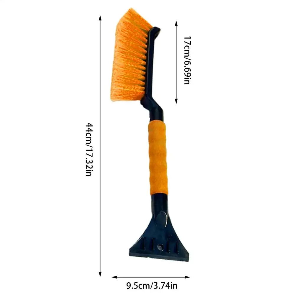 2-in-1 Car Snow Brush & Ice Scraper – Ergonomic Foam Grip for SUV & Car Windows