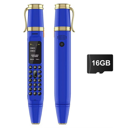 SERVO BM111 3-in-1 Magic Voice Pen Phone – Portable Dual SIM Mobile, Bluetooth Dial Recorder, and Original Telephone Device