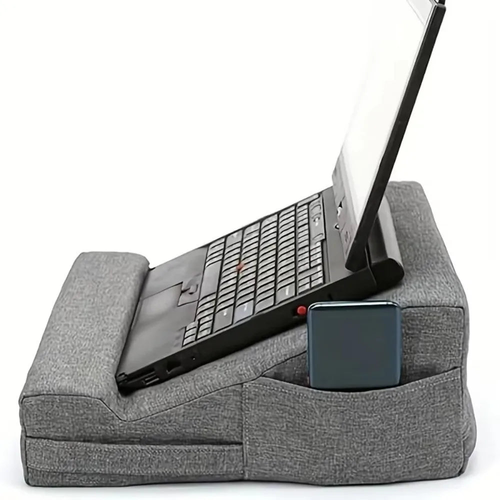 Portable Tablet Hand Rest Stand - Soft Pillow Reading Cushion for Bed & Sofa