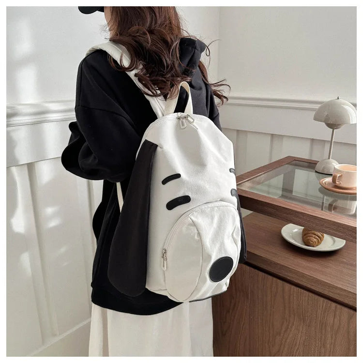 Cute Anime Snoopy Backpack — Large Capacity Oxford Cloth Student Travel Casual Bag