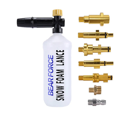 Adjustable Foam Cannon for Pressure Washer: Snow Foam Lance for High Pressure Car Washing - Soap Foamer & Foam Generator