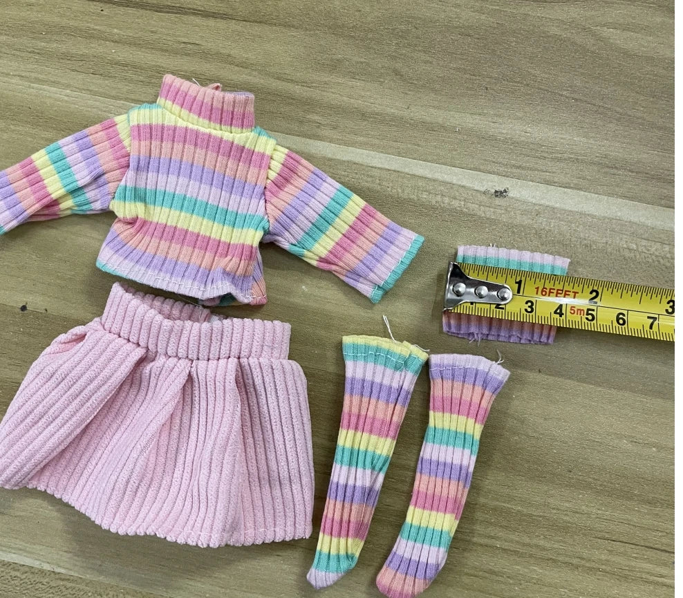 Clothes for 30cm 1/6 BJD Dolls – DIY Dress-Up Suit & Accessories for Girls’ Dolls (Check Size Chart)
