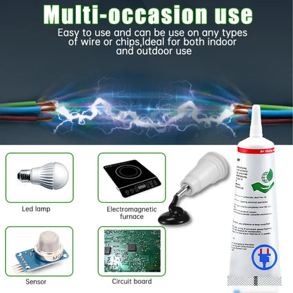 Waterproof Liquid Electrical Tape - Rubber Insulating Sealant Glue for Cable Wire Repair & Home Fixing