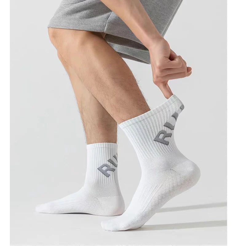 Running Compression Socks – Short Tube Athletic Sports Socks for Men & Women, Anti-Slip Cushion Marathon, Fitness & Basketball Performance Socks