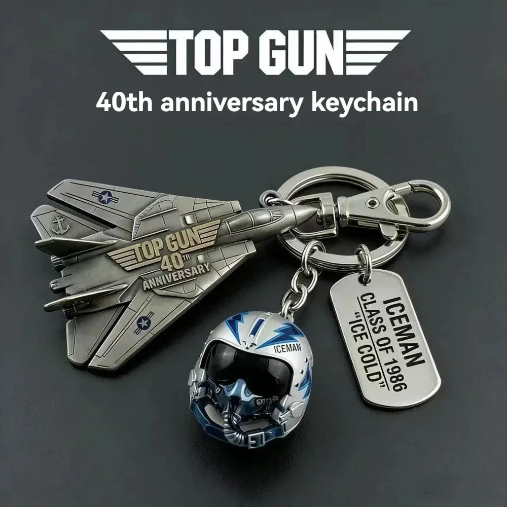 40th Anniversary Pilot Duck Keychain - 2026 Movie Fan Collectible Cosplay Figurine Gift