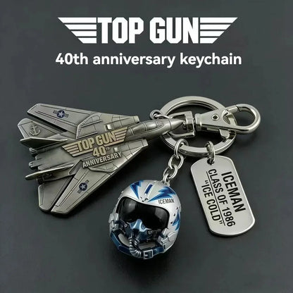 40th Anniversary Pilot Duck Keychain - 2026 Movie Fan Collectible Cosplay Figurine Gift