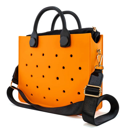 EVA Large Leather Shoulder Bag – Waterproof Casual Tote for Women, Beach Bag & Fashion Storage Handbag