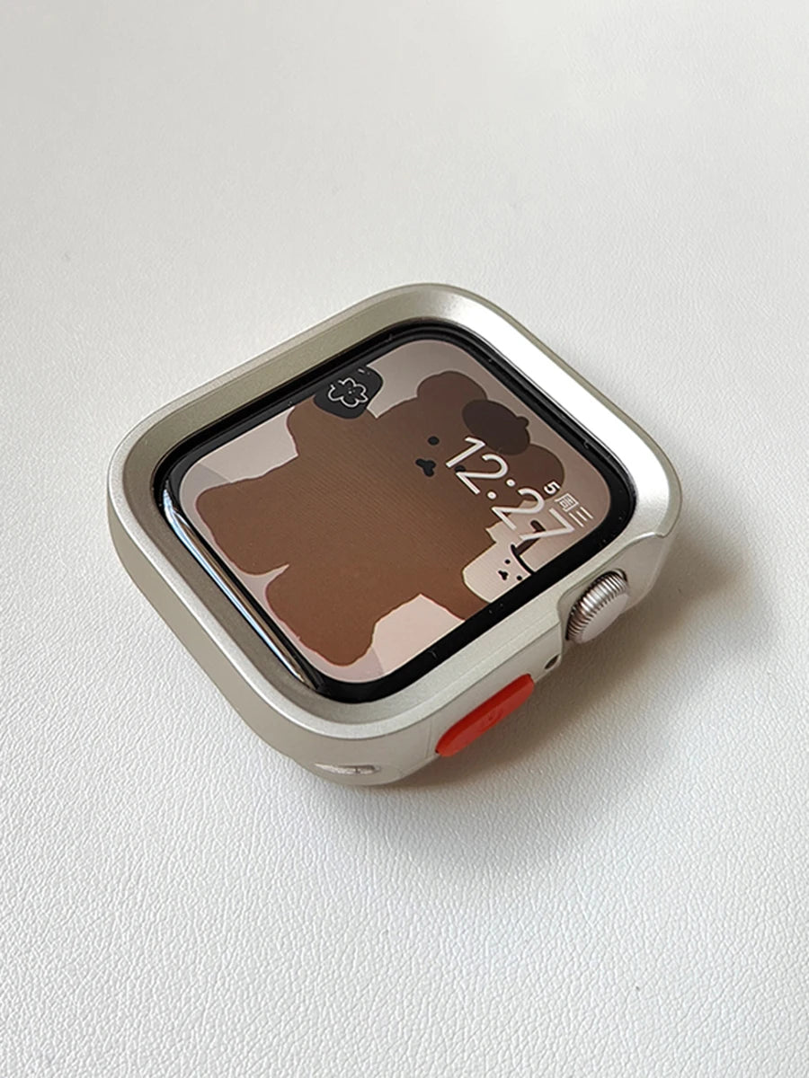 Candy Silicone Apple Watch Case & Strap - Protective Band Cover for Series 11 10 9 8 7 SE 6 5 4 Ultra 49mm 45mm 41mm 44mm 40mm