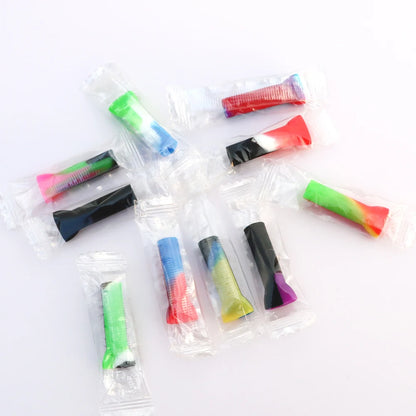 3/10/100pcs Smoking Rolling Paper with Silicone Nozzle — Anti-Scald Cigarette & Tobacco Filter Holder