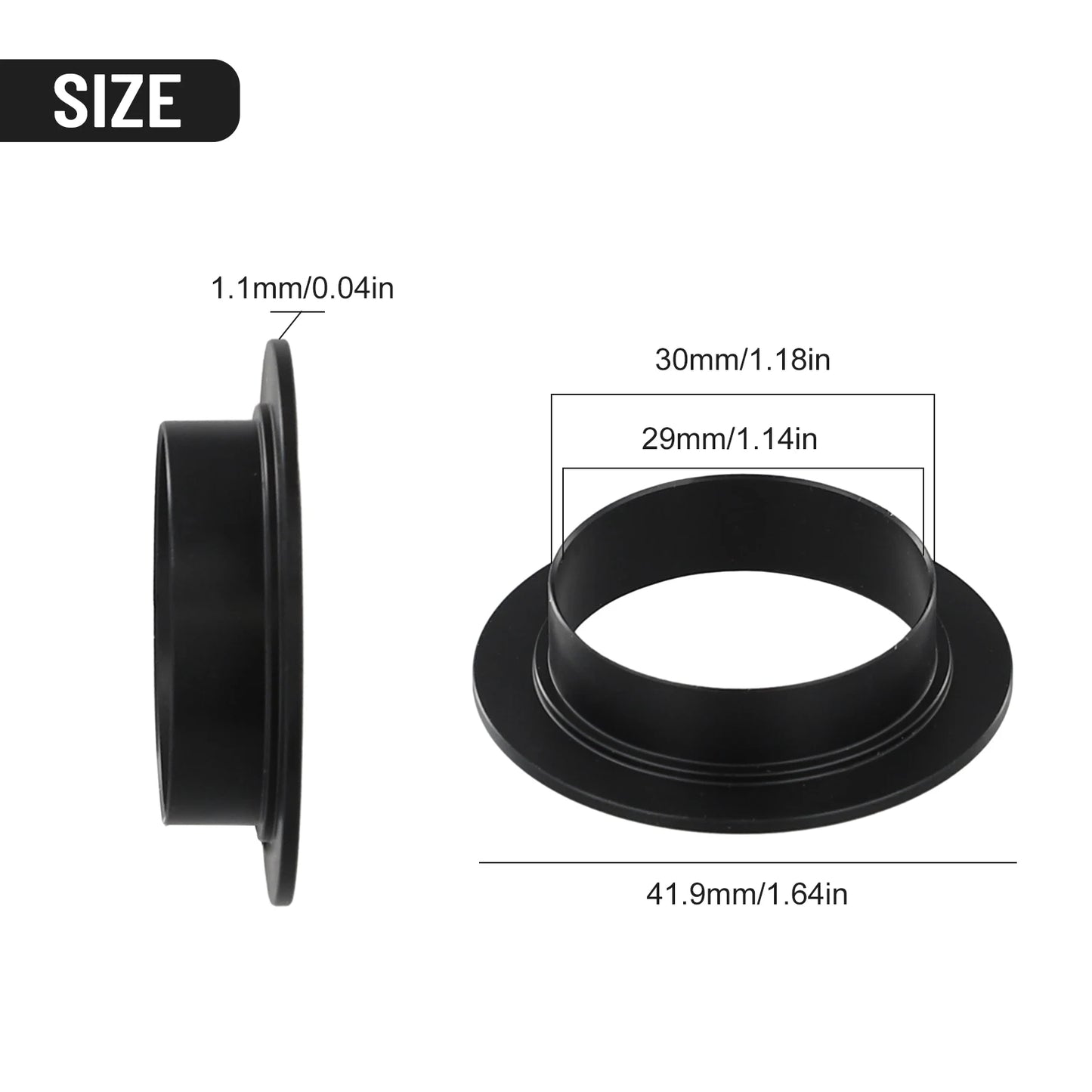 1pc Bicycle Bottom Bracket Adapter – DUB BSA BB Shim Side Cover Patcher Repair Tool for Bike Maintenance & Installation Accessories