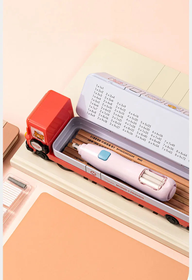 Electric Rubber Eraser Pen by Deli — Adjustable Auto Eraser for Writing, Sketching, and Drawing