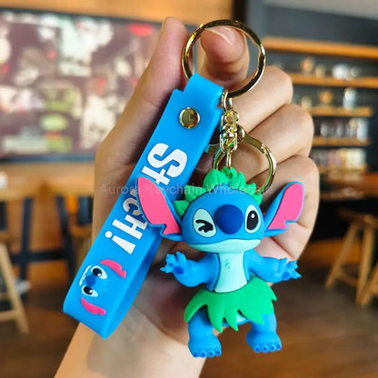 Anime Disney Cartoon Keychain – Gummed Girl, Mermaid & Princess Keyring, Cute Snow White & Alice Toy Gift