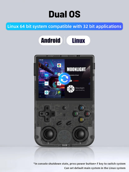 ANBERNIC RG353V RG353VS Handheld Game Console: 3.5'' IPS Screen, HDMI Output - Android Linux OS, Built-in Retro Emulator Player, Perfect Gifts for Gamers!