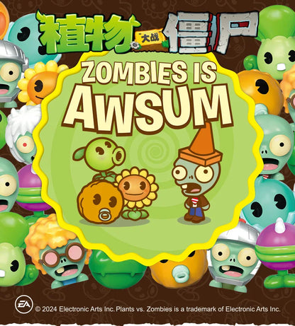 Plants vs Zombies Q Version Mini Figures – Random 4-Style Plant & Zombie Toys for Collection