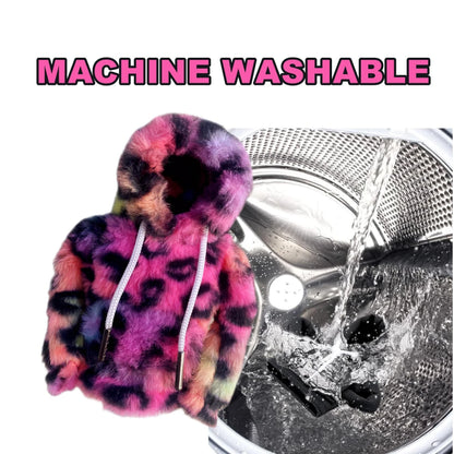 Universal Car Gear Shift Lever Cover – Sweatshirt Style Shifter Knob Hoodie for Car Decoration
