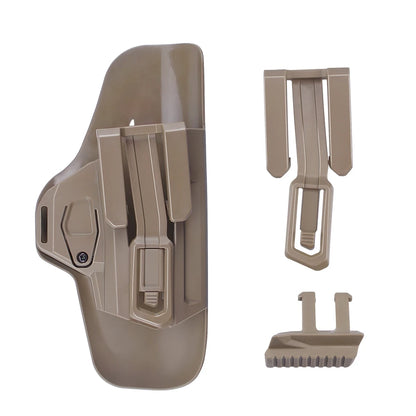 Portable G-9 Gun Belt Holster - Concealed Carry for Glock 17, 19, 22, 23 with Magazine Holder