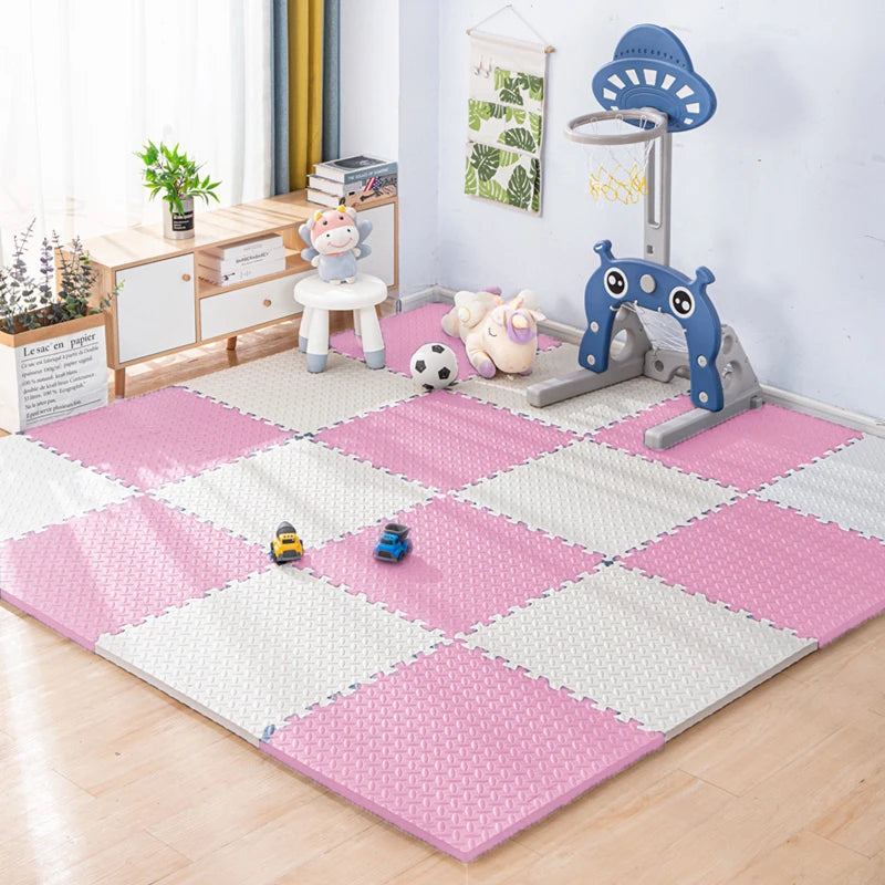 Kids Foam Puzzle Play Mat Tiles – Soft Interlocking Baby Floor Carpet for Children, Home Play Area & Workout Floor Padding