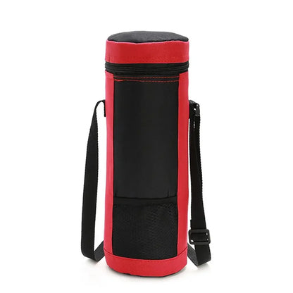 Universal Water Bottle Cooler Bag - Insulated High Capacity Pouch for Outdoor Travel, Camping & Hiking