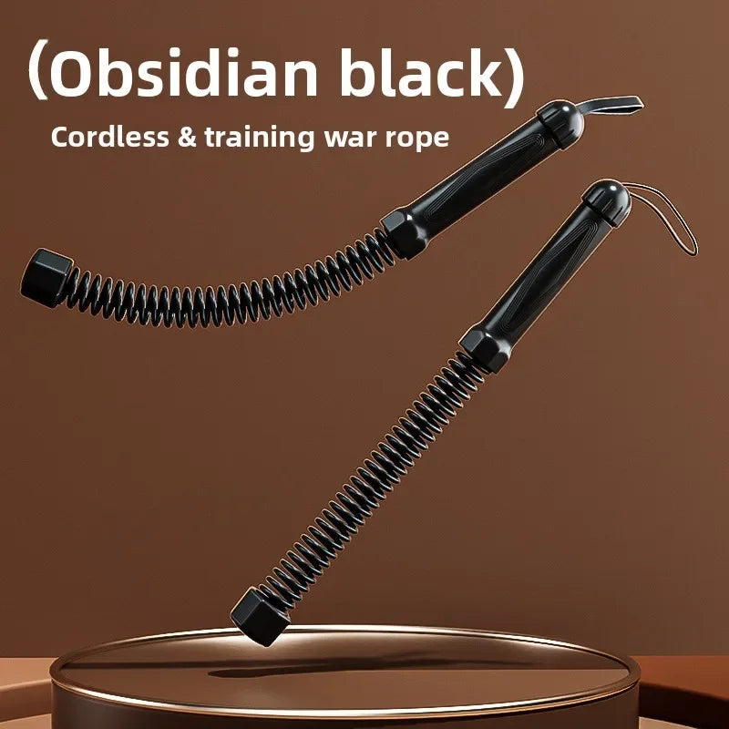 2PCS Cordless Battle Rope — Multifunctional Home Gym Training System for Full-Body Strength & Arm Workout, Unisex