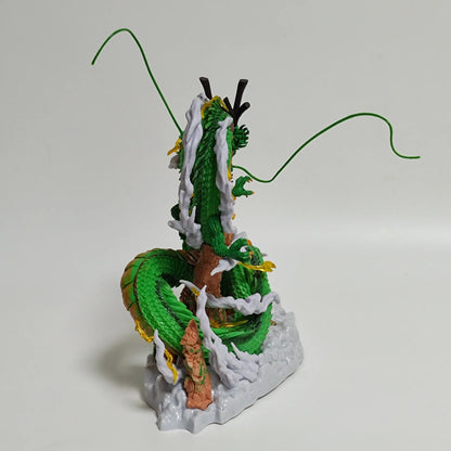 24cm Dragon Ball Anime Figure — Goku & Shenron PVC Statue for Collection & Room Decor