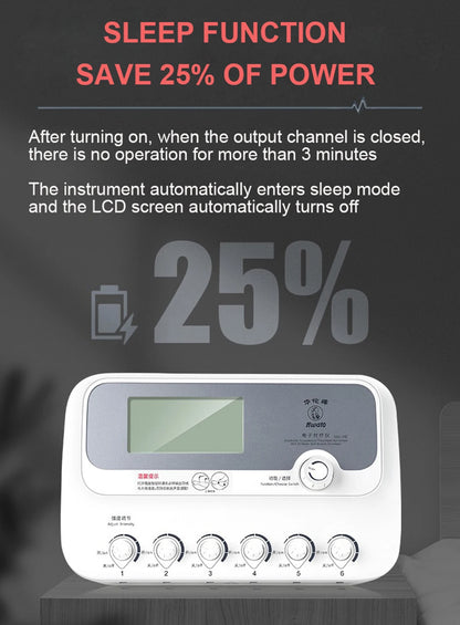 Hwato SDZ III Electroacupuncture Machine — 6-Channel Nerve & Muscle Stimulator Therapy Device for Acupuncture Treatment