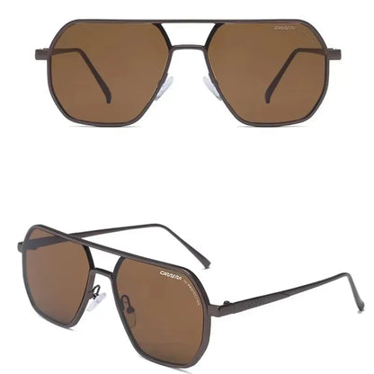 Vintage Retro Sports Sunglasses — Metal Frame Eyewear with UV400 Protection