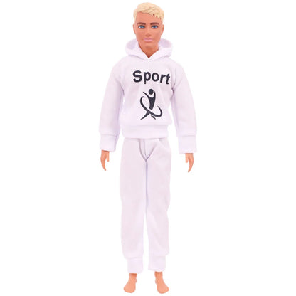 30cm Ken Doll Clothes – Pop Suit Top & Pants Outfit for Boys, Holiday Gift Doll Accessories