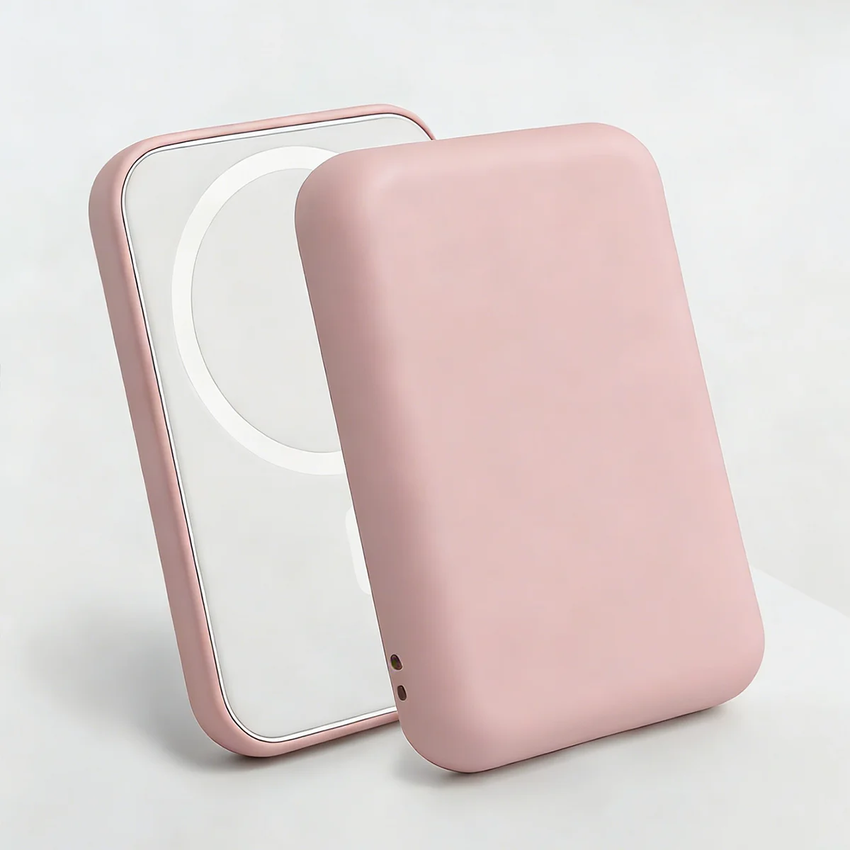 Black TPU Charging Case - Protective Cover for Apple MagSafe Wireless Power Bank