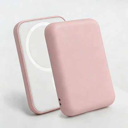Black TPU Charging Case - Protective Cover for Apple MagSafe Wireless Power Bank