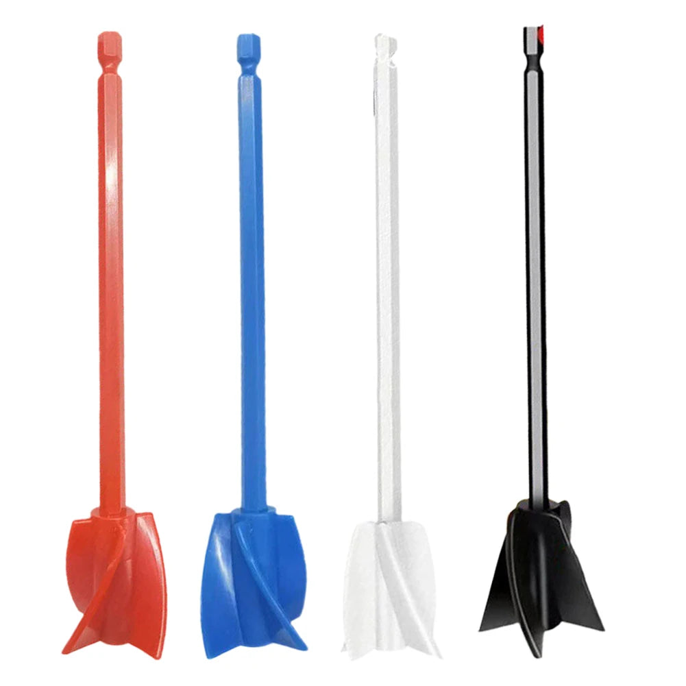 Epoxy Mixer Paint Drill Attachment - Paddle Consistency Liquids Resin Stirrer Head with Drill Chuck, Paint & Resin Mixer Attachment