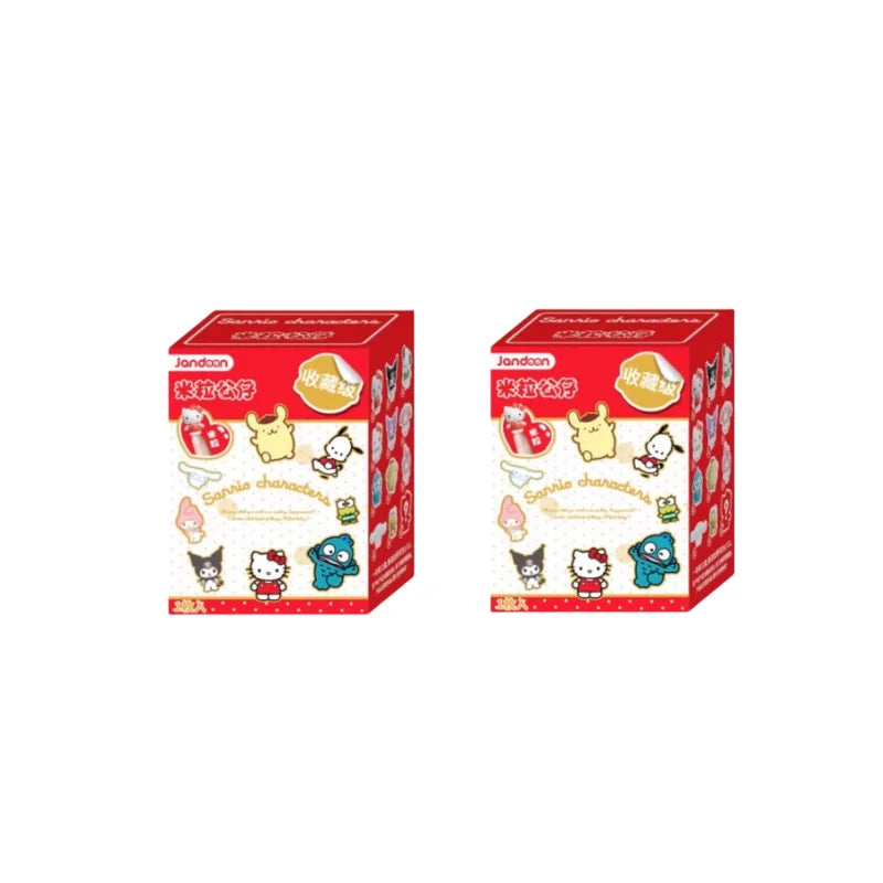 Sanrio Characters Mini Figurine Blind Box – Hello Kitty, Melody & Kuromi Cute Desk Decoration Collectible Toy Gift