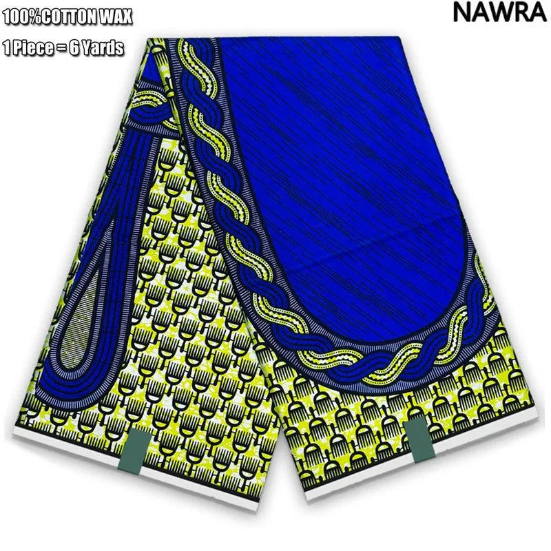 2026 African Real Wax Print Fabric - 100% Cotton Ghana Style Soft Ankara Pagne