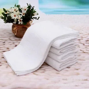 White Face & Hand Towels – Soft Small Towels for Kitchen, Hotel, Restaurant & Kindergarten Use