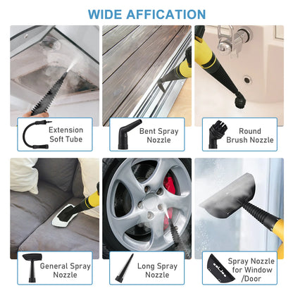 Handheld High-Temperature Steam Cleaner - Kitchen Range Hood, Bathroom & Car Cleaning Tool