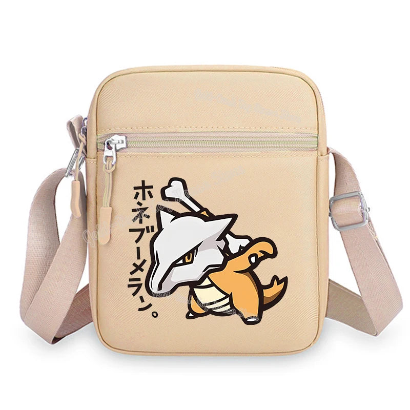 Pokemon Pikachu Cartoon Shoulder Bag – Large Crossbody Messenger Bag for Boys & Girls School Handbag
