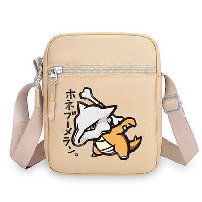 Pokemon Pikachu Cartoon Shoulder Bag – Large Crossbody Messenger Bag for Boys & Girls School Handbag